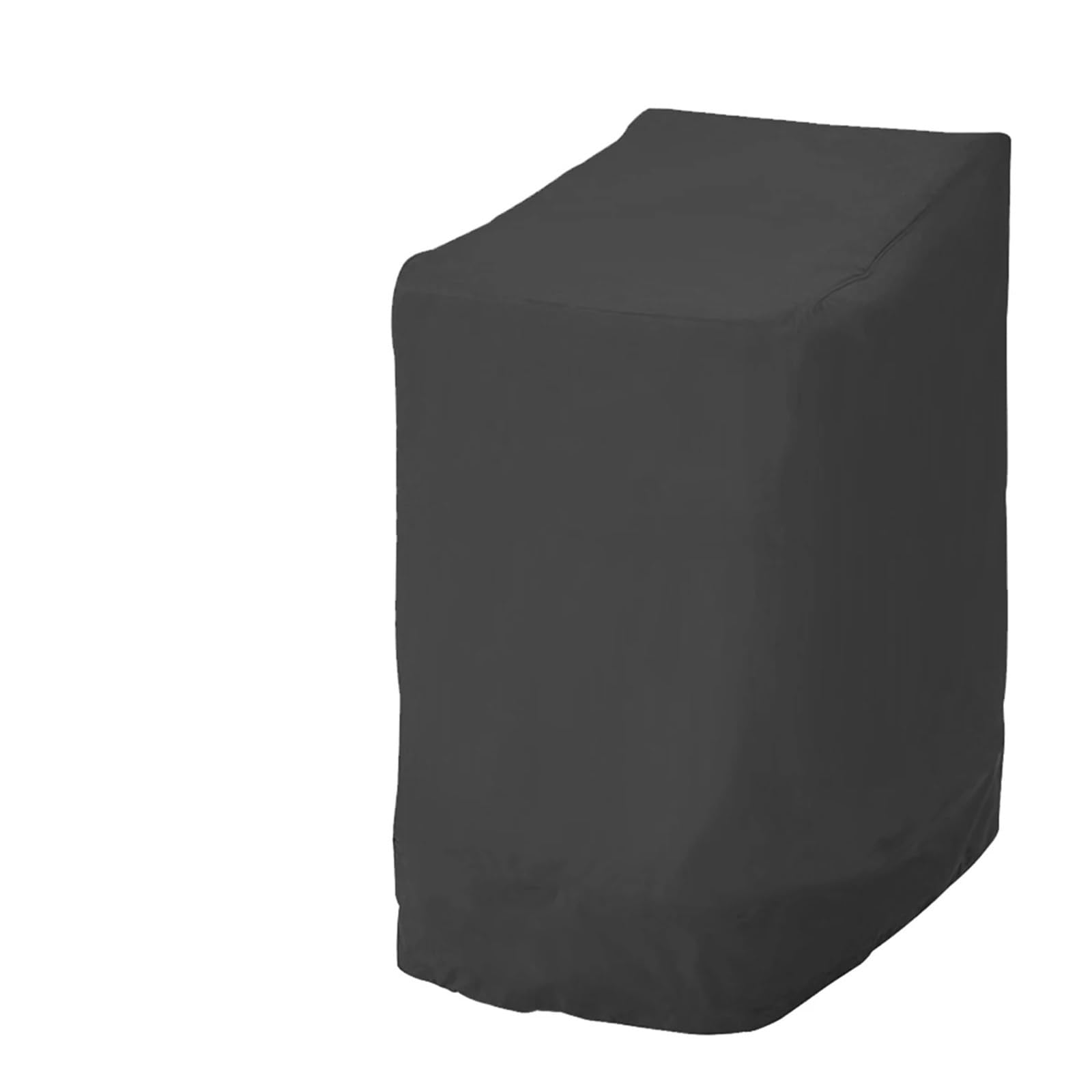 Ndlhxkfrp Black Outdoor Stacking Chair Cover, Outdoor 420D Oxford Stacking Chair Covers 2 Pack(Black)