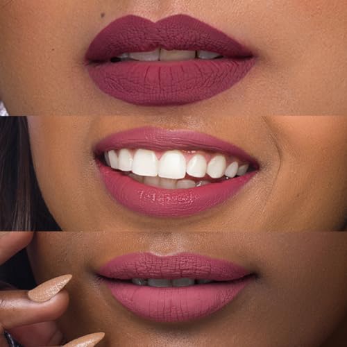 Image of SUGAR Cosmetics - Smudge Me Not - Liquid Lipstick - 16 Bare Flair (Rose Brown) - 4.5 ml - Ultra Matte Liquid Lipstick, Transferproof and Waterproof, Lasts Up to 12 hours