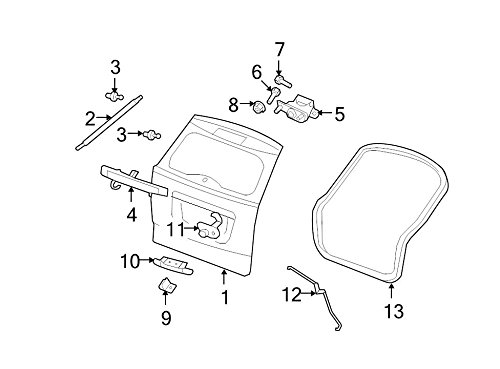 Mopar 5109514AB Lift Support