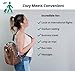 Memory Foam Neck Pillow, Cervical Support for Sleeping, Travel, Work, Stadium-Proof Clear Carry Bag Included, Brown
