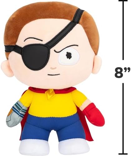 Jazwares Warner Bros. Discovery 8-Inch Evil Morty Plush from Rick and Morty - Super-Soft and Collectible Plush - Official Licensed - for Mature Audiences, 17+ - 3