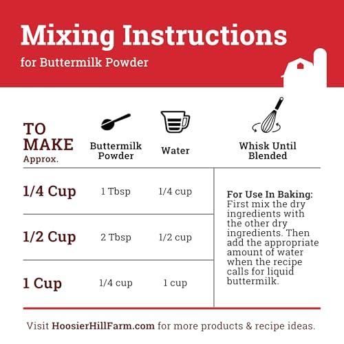 Image of Hoosier Hill Farm Buttermilk Powder, 25LB (Pack of 1)