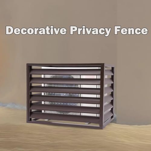 Pantalla de aire acondicionado de aluminio de fácil montaje y 3 paneles modulares 5