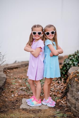 City Threads Made in USA Baby Girls' Cotton Short Sleeve Cover Up Dress for Sensitive Skin SPD Sensory Friendly2