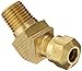 EATON Weatherhead 1480X4X4 Air Brake Tubing, 45 Degree Elbow, Male Elbow to Male Pipe Thread, 1/4" Tube OD, 1/4" Male Pipe Thread