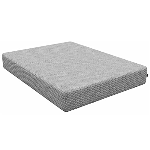 HXUHUWS Queen Foam Mattress Waterfall-Top Design, 10-Inch Medium Firm Comfort, White Color