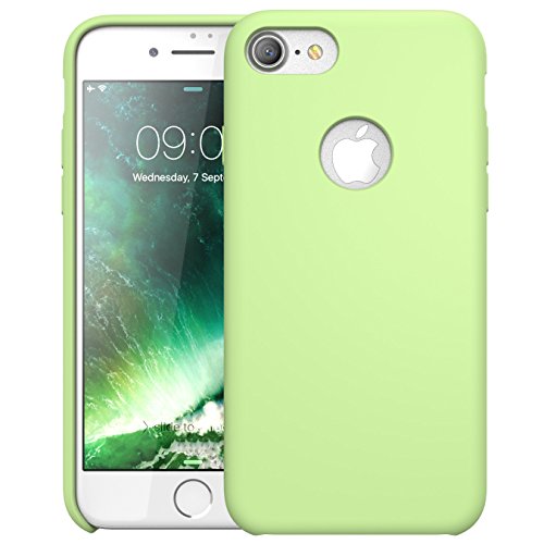i-Blason iPhone 7 Case, Silicone Flexible Shock Absorbing Case for Apple iPhone 7 (Green)
