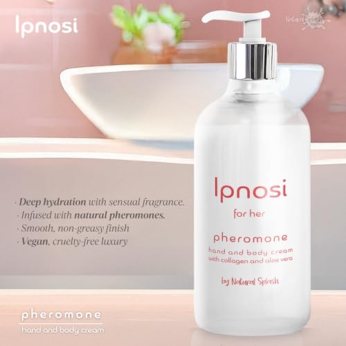 Ipnosi Pheromone Body Cream for Women, Sensual Hand & Body Moisturizer, Long-Lasting Fragrance with Essential Oils, 100% Vegan & Cruelty-Free by Natural Splash - 8.45 Fl Oz - Image 3