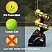 Furlihong 6802NT 2 in 1 Tennis Ball & Baseball Training Machine and Net Combo, Ball Recycling System, Includes 6802BH and NT01