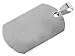 Produktbild Edelstahlanhänger, 38x24mm Dog Tag, mit Erkennungsmarke mit persönlicher Gravur