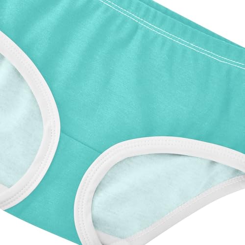 Joisal Girls Underwear Toddlers 2t Cotton Panties for Girl Bright Undies Kids Briefs Medium Turquoise Blue4