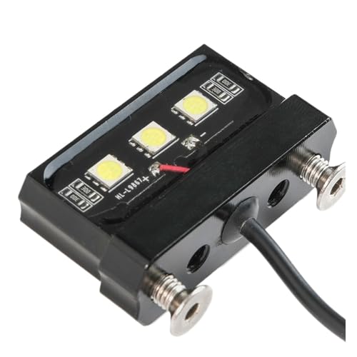 Feu de plaque d'immatriculation LED moto 12V universel pour éclairage arrière