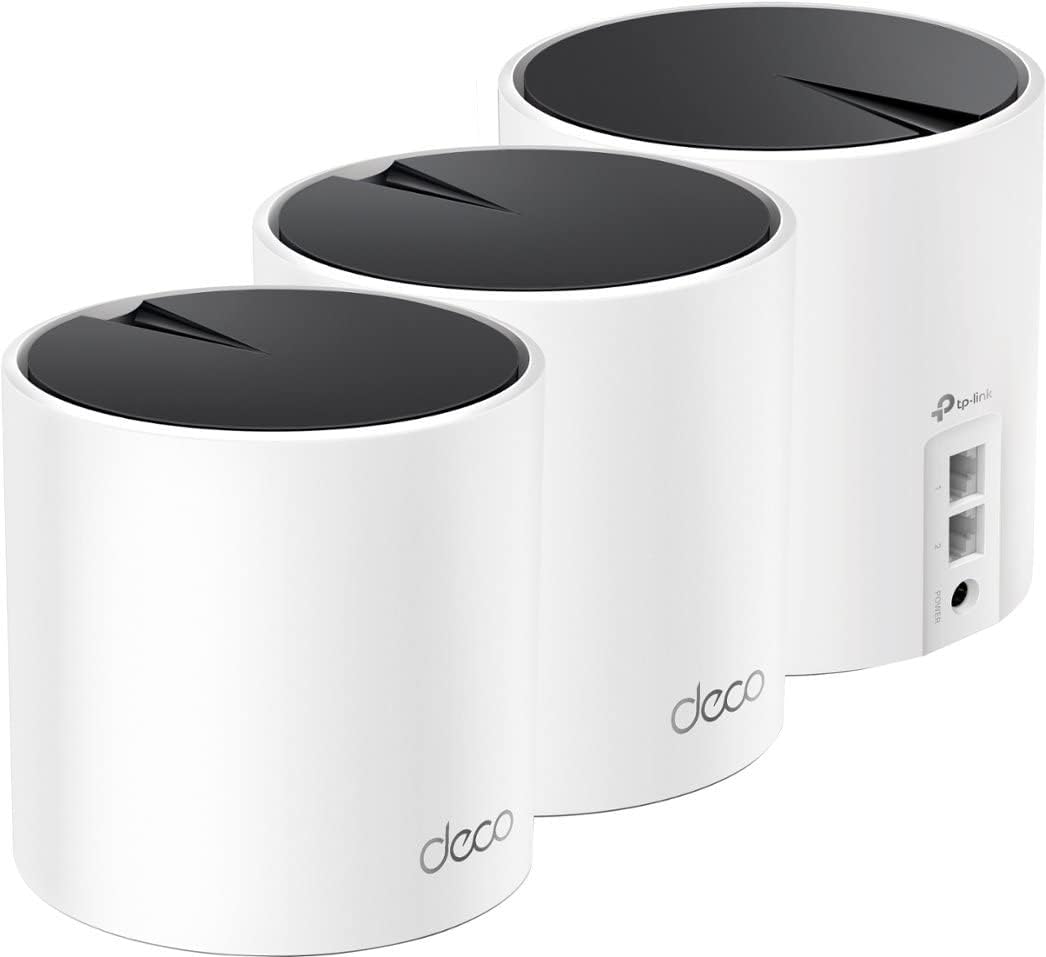 TP-Link - Deco X25 AX1800 Dual-Band Whole Home Mesh Wi-Fi 6 System (3-Pack) - White (Renewed)