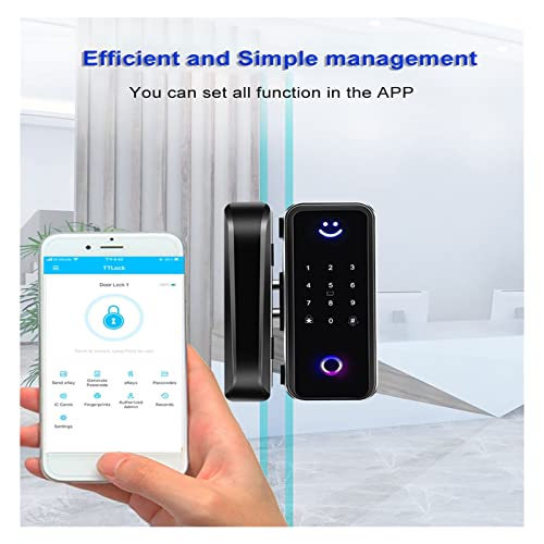 Serrure de porte numérique intelligente application TTLock Wi-Fi Bluetooth - 6