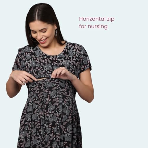 Image of Morph Maternity | Maternity Dresses for Women | Fits During Pregnancy & Post Pregnancy | Back Tie to Adjust