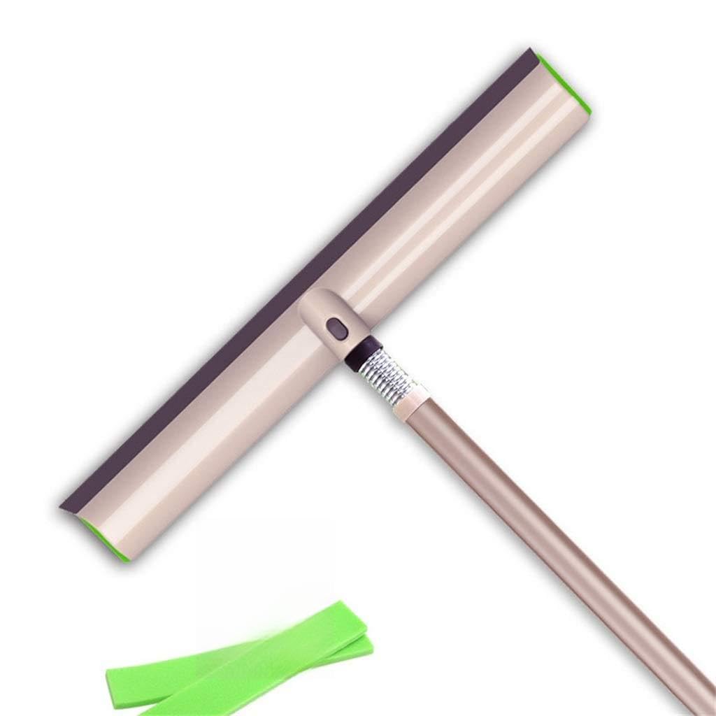 Duschabzieher, Einstellbar 3-in-1-Fensterreinigungsset, Gummi-Scheibenwischerblätter Rillenpinsel for Bad, Küche Und Auto (Color : B)