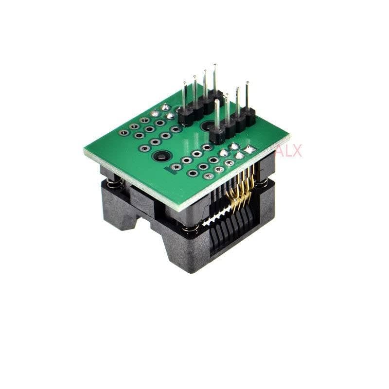 Generic 2PCS SOP8 to DIP8 ez Programmer Adapter Socket 200MIL 208MIL Socket Converter Module Test chip IC W25Q32 W25Q64 MX25L EEPROM, WYC_DJFF_11088