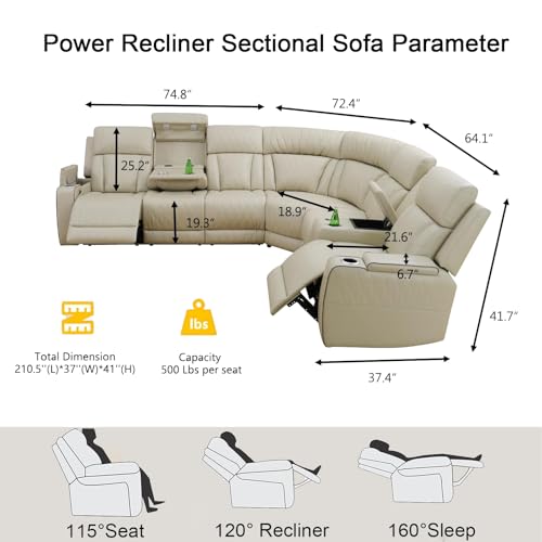 Breathing Leather Reclining Sofa Set