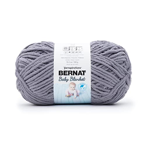 Image of Bernat Baby Blanket BB Mountain Mist Yarn - 2 Pack of 10.5oz /300g - Polyester - #6 Super Bulky - 220 Yards - Knitting /Crochet