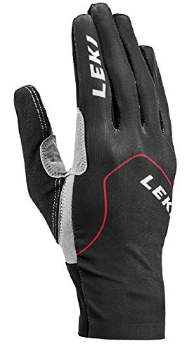 LEKI Unisex Adult Sporting Goods, Black-Red-Grey, 45.5