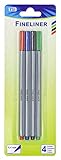 TSI 38713 Fineliner 4 Farben
