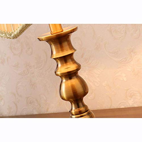 Lampe de table haut de gamme chic moderne et luminaire de chevet cuivre E27