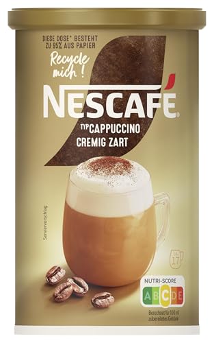 NESCAFÉ GOLD Typ Cappuccino Cremig Zart, Getränkepulver aus löslichem Bohnenkaffee, cremiger Geschmack & intensives Aroma, koffeinhaltig, 1er Pack (1 x 250g)