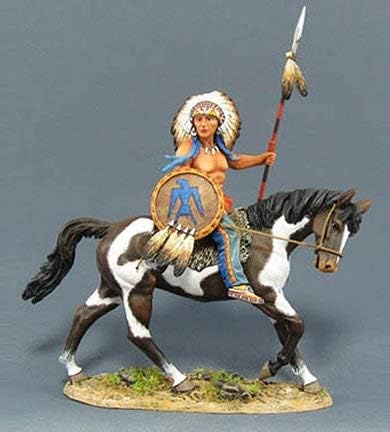 IDA6003 Sioux Warrior on Horse