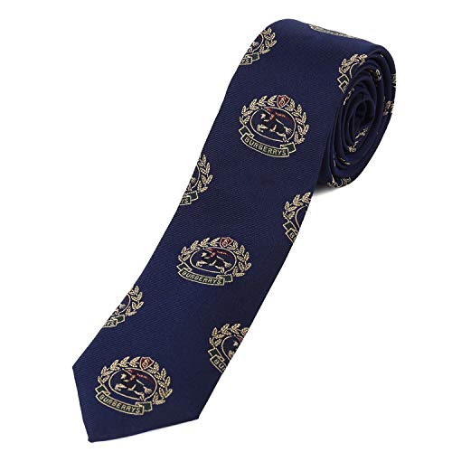 BURBERRY バーバリー メンズ ネクタイ (ネイビー A1222) [並行輸入品]