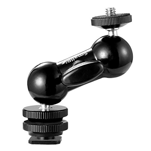 SMALLRIG Cool Ballhead Multi-Function Double Ballhead with Shoe Mount & 1/4" Screw
