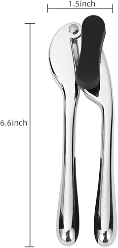 Miniatura 7 de Abrelatas manual, abrelatas manualabrebotellas para cocina y restaurante, mango suave y cómodo, hoja afilada de acero inoxidable, con perilla
