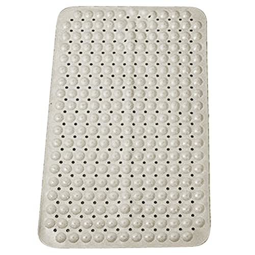 Alfombrilla antideslizante con orificios de drenaje con ventosas, alfombrilla antideslizante para masaje de pies, alfombrilla antideslizante para baño, bañera, ducha, alfombrilla impermeable de PVC