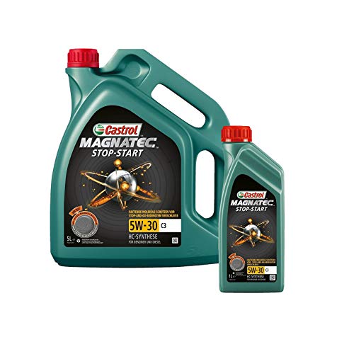 Castrol Magnatec Stop-Start Motoröl 5W-30 – ACEA C2, API SN, Für Benzin & Diesel