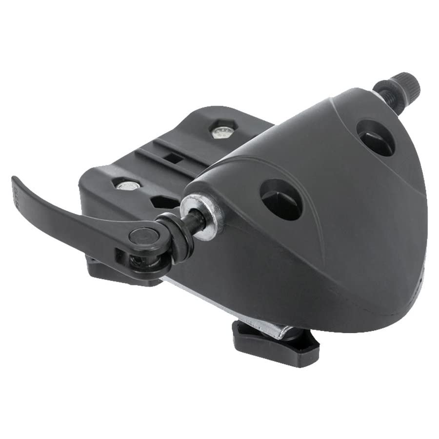 BBROS Portabici da Tetto Universale per 1 Bici (Max 15kg) | Compatibile Freno a Disco | Adatto a Barre Fino a 70x40mm | Forcella GIAU