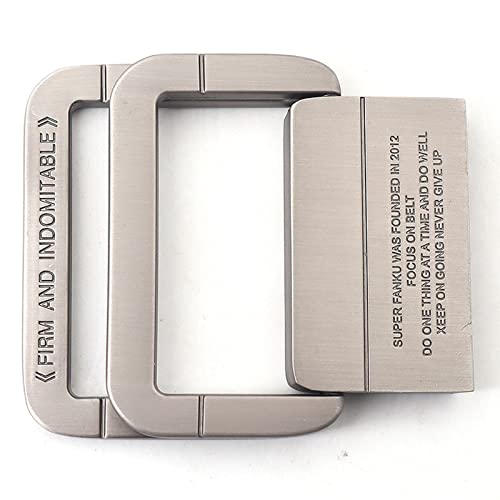 Belts Men, Tactical Belt with Double Ring Metal Buckle, Plus Size Up to 67 inch Long, 2 Pack3