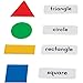 Really Good Stuff Flat and Solid Shapes Task Cards - 24 Cards