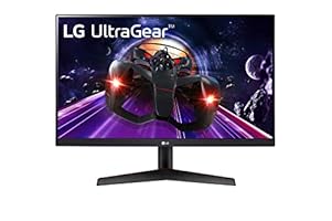 LG 24GN600-B 60.4 cm (23.8 Zoll) Ultragear Full HD Gaming Monitor (AMD FreeSync Premium, 144 Hz, 1ms GtG), Matt-Schwarz