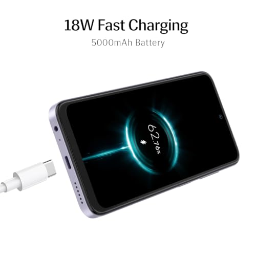 Lava O2 (Majestic Purple, 8GB RAM, UFS 2.2 128GB Storage) |AG Glass Back|T616 Octacore Processor|18W Fast Charging|6.5 inch 90Hz Punch Hole Display|50MP AI Dual Camera|Upto 16GB Expandable RAM 4 41JyjgHgahL