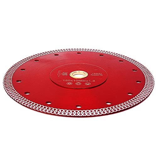Casaverde Super Thin Diamond Porcelain Cutting Blade Tile Blade 7 for Cutting Porcelain Tiles Granite