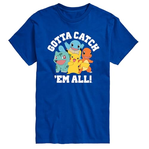 HYBRID APPAREL - Pokémon - Gotta Catch 'Em All Group - Men's Short Sleeve Graphic T-Shirt