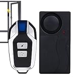 Sistema di allarme Moto - Sensore di vibrazione 110 DB Allarme di sicurezza - Dispositivo antifurto, Volume regolabile - Prodotti antifurto per moto