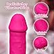 Vibrator Vibration für Frauen Sex Spielzeug für Die Frau Paare Mini Vibratorensets für Frauen Klitoris Leise - 10 Vibrationsmodi Starke Massagestab Vibratoren (Rose)