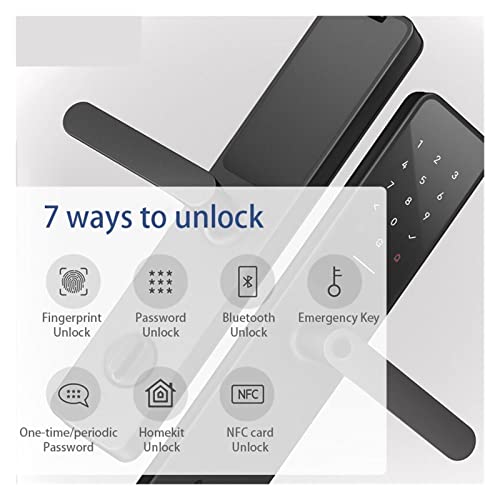 Smart-Door-Lock-A100-Pro-Zigbee-Bluetooth-50-Compatible-with-Apple-Homekey-Unlock-Fingerprint-Unlock-Work-with-Compatible-with-Homekit-Aqara-Home-Color-40-80mm