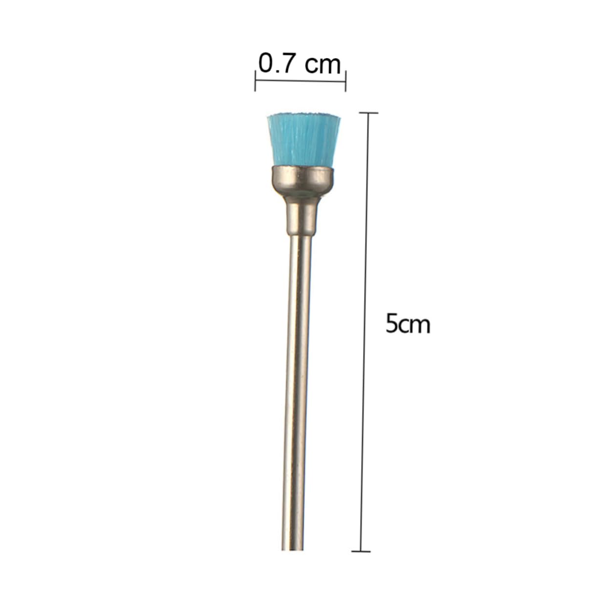WOONEKY 15piezas Cepillo De Limpieza Para Brocas De Uñas Azul Transparente Herramienta Profesional Para Manicura y De Uñas