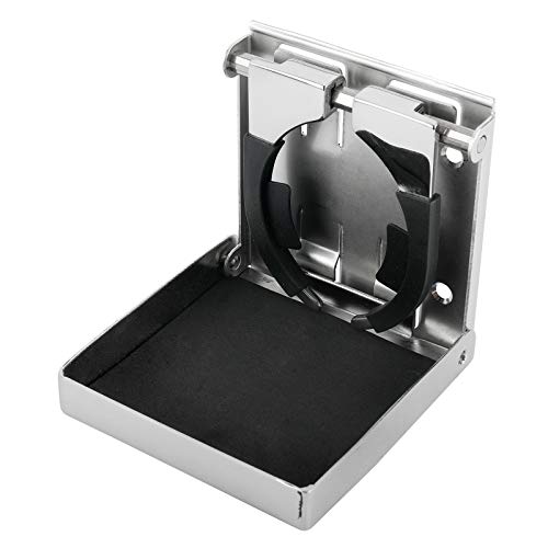 Yaemarine Stainless Steel Adjustable Folding Drink Holder Cup Holder For Marine/Boat/Caravan/Car (4) #TOP4
