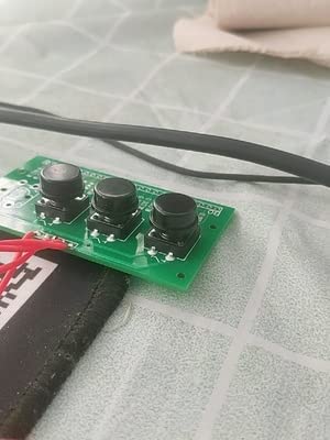 Miniatura 5 de Bettomshin 30 tapas de interruptor de botón táctil de 0.315 x 0.157 in para interruptor micro táctil de 0.236 x 0.236 in, color negro