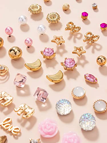 Image of Shining Diva Fashion 30 Pairs Combo Set Stylish Earrings for Women and Girls