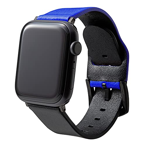 Apple Watch バンド ネオンカラー 本革 イタリアンレザー コンパチブル ビジネススタイル アップルウォッチバンド apple watch series6/SE/5/4/3/2/1 手首周り 約150〜190mm 対応