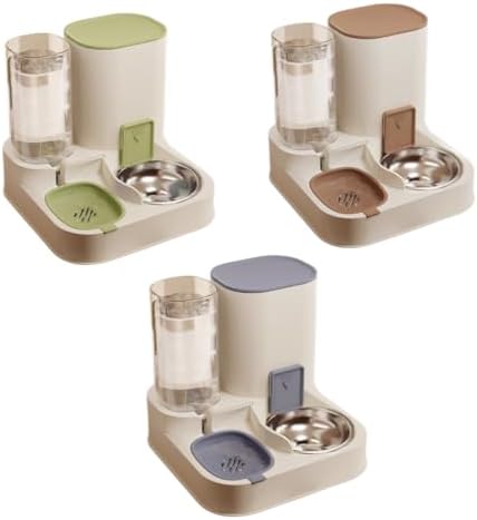 Bebedouro 1.3L com Comedouro 2.3Kg Alimentador Duplo 2em1 Automát...