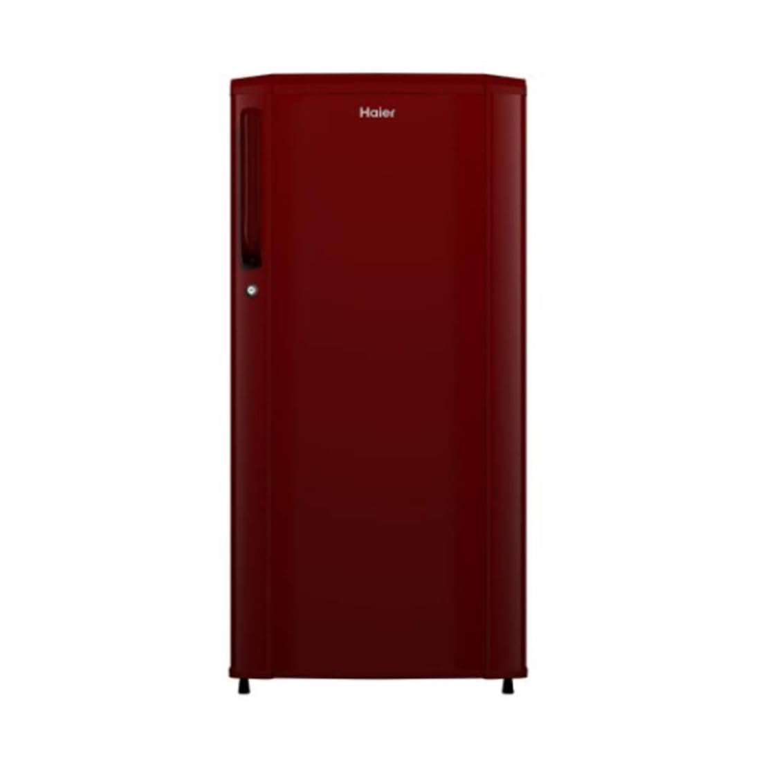 Haier 175 L 2 Star Direct Cool Single Door Refrigerator (HRD1962BBR-N,Burgundy Red)
